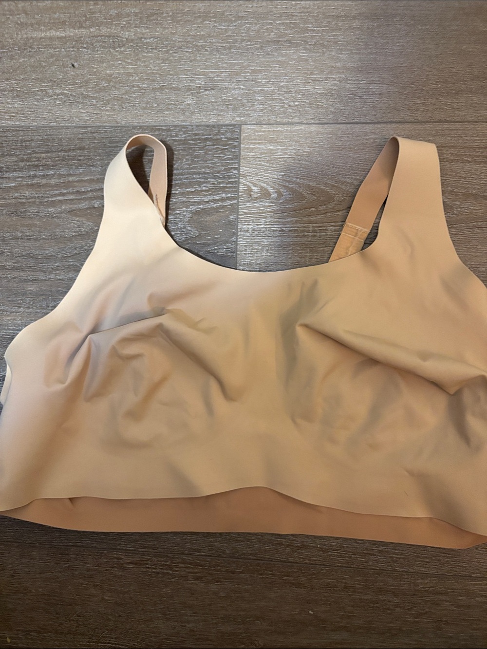 knix Seamless Scoop Bralette in Nude